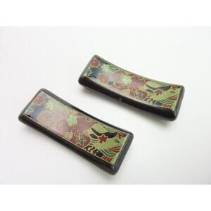 Vintage Japanese Chopstick Holder Set of 2
